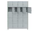 Ver imagem 2 de Armário Roupeiro de Aço Vestiário Academia 20 Portas Locker