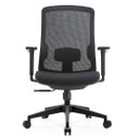 Ver imagem 4 de Cadeira Escritório Nr-17 Giratória Diretor BLM189D Blume Tela Mesh Preto Base Rodizio Nylon