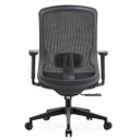 Ver imagem 3 de Cadeira Escritório Nr-17 Giratória Diretor BLM189D Blume Tela Mesh Preto Base Rodizio Nylon
