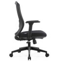Ver imagem 2 de Cadeira Escritório Nr-17 Giratória Diretor BLM189D Blume Tela Mesh Preto Base Rodizio Nylon