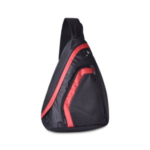 Mochila Transversal Bolsa Esporte Casual Unissex Premium:vermelho