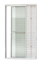 Ver imagem 1 de Porta Balcão Alumínio 3F.210 x 120 V.Liso Branco Brimak