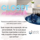 Ver imagem 3 de Kit 2 Cabideiro Arara Expositor De Roupas Para Loja Cabideiros Closet Araras Branco 100% MDF MVD Móv