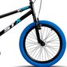 Bicicleta Bmx Aro 20 Stx Freio V-brake Preto Pneu Azul - 3