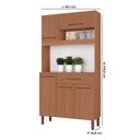 Ver imagem 2 de Armário de Cozinha Verona 100% Mdf 5 Portas e 1 Gaveta
