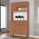 Ver imagem 1 de Armário de Cozinha Verona 100% Mdf 5 Portas e 1 Gaveta