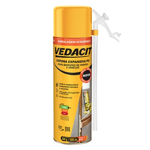 ESPUMA EXPANSIVA PU VEDACIT 340G 500ML