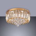 Ver imagem 7 de Plafon Sobrepor Led Cristal e Acrílico Greta 45cm 24w Dourado Luz Amarela