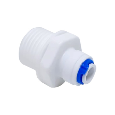 Adaptador T 3/8" Engate Rápido Reto com Rosca 1/2"
