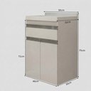 Ver imagem 2 de Gabinete de Banheiro com Lavatório 50cm Movel na Caixa
