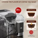 Ver imagem 2 de Takywep Máquina de Espresso Automática 20 Bar 1,5 Litros Preto