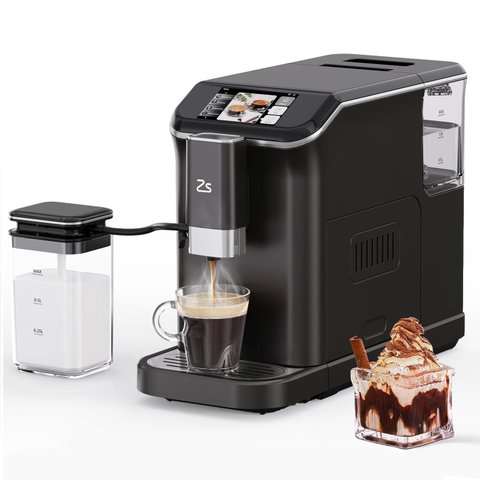 Takywep Máquina de Espresso Automática 20 Bar 1,5 Litros Preto