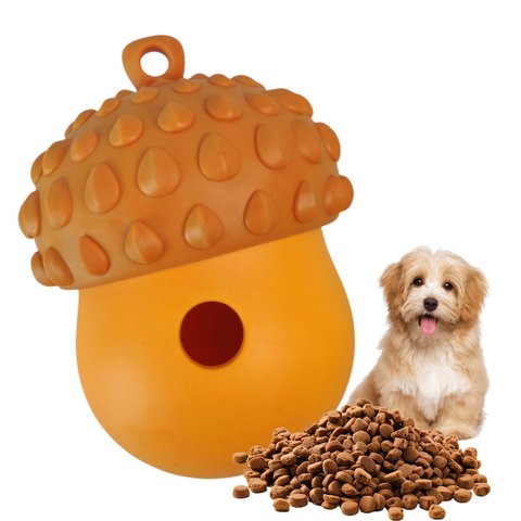 Comedouro Cachorro Cao Gato Pet Brinquedo Interativo Raçao Guloseima Petisco Comida Recompensa Morde