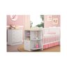 Jogo Quarto Infantil Cômoda e Berço com Cantoneira Certificado pelo Inmetro Doce Sonho Branco - Qmov - 1