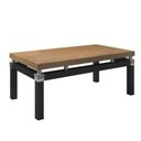 Ver imagem 1 de Mesa De Centro Industrial Para Sala Malva Preto Demolição