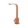 Torneira Banheiro Lavatório Quadrada Bica Móvel Rose Gold - 1