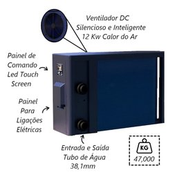 Bomba Calor Aquecedor Piscina Full Inverter Wifi 30300l 220v - 4