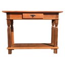 Ver imagem 1 de Aparador Rústico Em Madeira Maciça Com Gaveta e Prateleira Libertas Rosas Artesanato Aparador com Ga