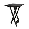 Mesa Bistro Dobravel Quadrada Preta - 1