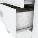 Ver imagem 5 de Guarda Roupa Solteiro Caju 4 Portas e Penteadeira Daila Ambiente com Led Branco - Henn