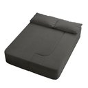 Ver imagem 7 de Sofá Cama Puff Modular Dobrável 1,90m Duo Boucle - Balaqui Cor:grafite