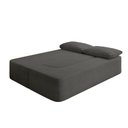 Ver imagem 6 de Sofá Cama Puff Modular Dobrável 1,90m Duo Boucle - Balaqui Cor:grafite