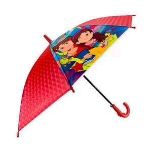 Guarda-chuva Cabo Longo Automático Maria Clara e Jp Vermelho