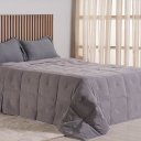 Ver imagem 2 de Edredom Casal Toque de Plumas 260 Fios New 180x220cm Tessi Ardósia
