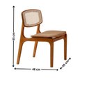 Ver imagem 4 de Conjunto de Mesa de Jantar Maia Tampo com Vidro Laqueado 160cm 6 Cadeiras Maia Premium