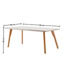 Ver imagem 3 de Conjunto de Mesa de Jantar Maia Tampo com Vidro Laqueado 160cm 6 Cadeiras Maia Premium