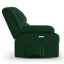 Ver imagem 7 de Poltrona do Papai Reclinável Pietra Elétrica Led Massagem Fh9 Veludo Verde - Mpozenato