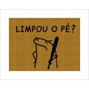 Ver imagem 1 de Tapete Capacho Flork Limpou o Pezinho