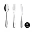 Ver imagem 1 de Jogo Talhares de Mesa Inox Prime Lagoa 18 Peças Garfo