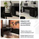 Ver mais imagens de Armário Baixo Escritório 6 Portas C/ Chave 240 Cm F5 Office Cor:preto