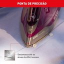 Ver imagem 2 de Ferro a Vapor Arno Powergliss FP01 Base Xglide Violeta com Vapor Extra 220V