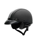 Ver imagem 1 de Capacete Coquinho Scooter Moto Elétrica Bike Couro Preto G
