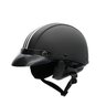 Capacete Coquinho Scooter Moto Elétrica Bike Couro Preto G - 1