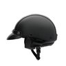 Capacete Coquinho Scooter Moto Elétrica Bike Couro Preto G - 2