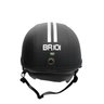 Capacete Coquinho Scooter Moto Elétrica Bike Couro Preto G - 4