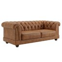 Ver imagem 1 de Sofa 2 Lugares Capitone Acorde 190 cm Pes MDF Courino Tcs 727 Moll
