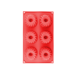 Forma de Bolo Suíça Vermelha 7cm - Gmetc9-red