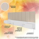 Ver imagem 4 de Cabeceira Estofada Suspensa Cama Casal Bulgária 