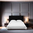 Ver imagem 6 de Cabeceira Casal Estofada para Cama Box Alicia Veludo Cor Preto