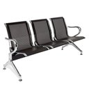 Ver imagem 1 de Cadeira Longarina Aeroporto 3 Lugares Cor:preto