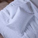 Ver imagem 7 de Kit Cobre Leito Casal Padrão 3 Peças Bordado Urbany Hipercal 400 Fios 100% Poliéster - Branco