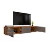 Rack para TV Lille Cinza Perola Noce - 3