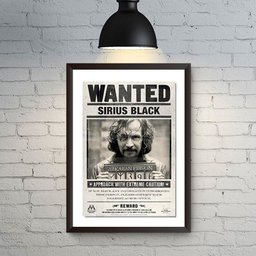Sirius Black Jornal o Profeta Diário Quadro Decorativo Harry - 6