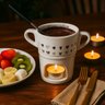 Caneca Fondue 250ml - Coração Preto - 2