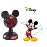 Mini Ventilador Infantil A Pilha Mickey e Minnie Disney - Preto - 1