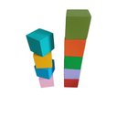 Ver imagem 2 de Cubos Coloridos 5x5 Cm Educativos Pedagógicos Brinquedos em Madeira Jogos Divertidos Socialização Di
